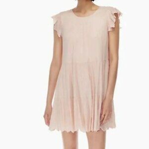 Wilfred  Aritzia Sunfaded Beige Sidonie Sundress Flared Sz XS  S